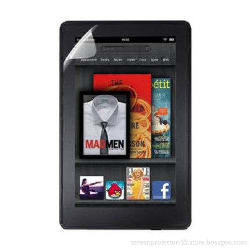 HD Anti-fingerprint Protector for Clear Screens of Kindle Fire, Made of Imported PET